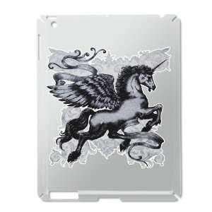 iPad 2 Case Silver of Unicorn with Wings