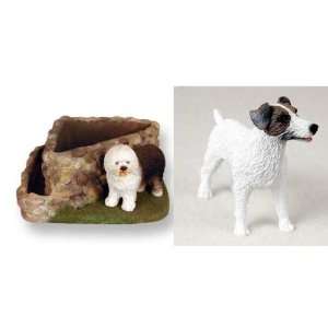  Jack Russell Terrier Triangle Planter: Home & Kitchen