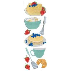  Martha Stewart Crafts Baking Waffles Dimensional Sticker 