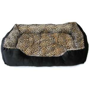  Luxuriously Plush Pink Pet Bed W/Pillow