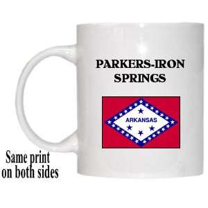  US State Flag   PARKERS IRON SPRINGS, Arkansas (AR) Mug 
