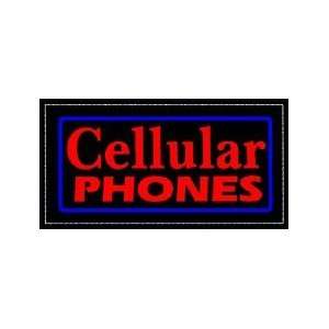  Cellular Phones Backlit Sign 15 x 30: Home Improvement