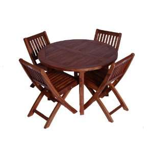 Kids Round Table & Chair Set with 4 Folding Chairs. Top Quality! NO 