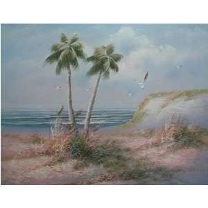  Fine Oil Painting, Ocean SO22 20x24 Home & Kitchen
