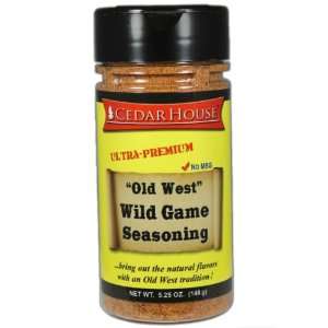 Ultra Premium Meat Seasoning: Old West Wild Game Seasoning   5.25 oz 