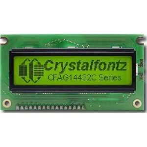  Crystalfontz CFAG14432C YYH TT 144x32 graphic LCD display 