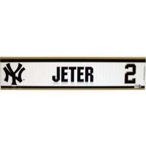  Derek Jeter #2 2010 Yankees Post Season Game Used Locker Room 