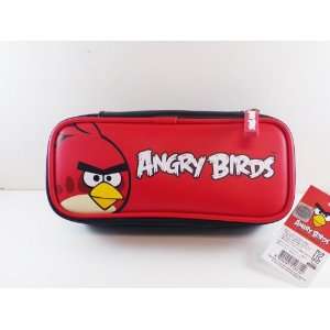  Black and Red Angry Birds Pencil Pouch   Childrens School 