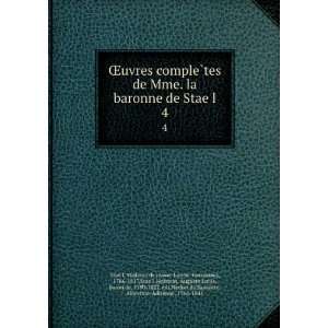   baron de, 1790 1827. edt,Necker de Saussure, Albertine Adrienne, 1766