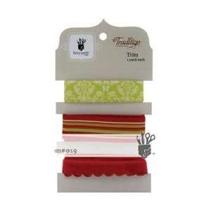 Fancy Pants Tradition Ribbon Carded 3 Styles/1 Yard Each 