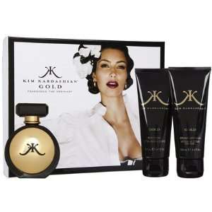 Kim Kardashian Gold Gift Set, 3 pc (Quantity of 1)