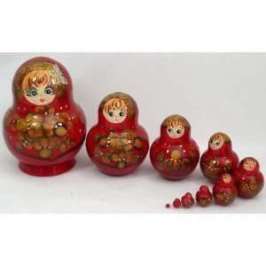  10 pcs. Russian Nesting Doll (#3095): Everything Else