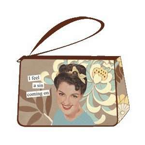  Taintor Cosmetic Make Up Bag   I FEEL A SIN COMING ON 