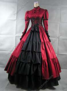   Corset Lolita Dress Ball Gown Prom Steampunk Punk 068 M  