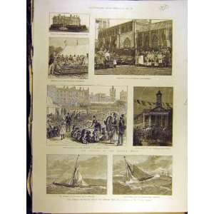   Jubilee Yacht Race British Isles Yorks Lincs Print: Home & Kitchen