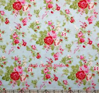   Spirit Tanya Whelan DELILAH Amelie Rose Blue Fabric by yard  