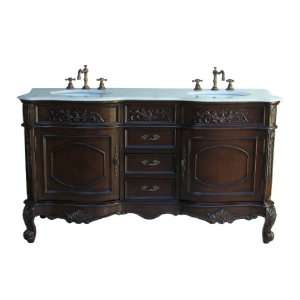  60 Detail Oriented Double Sink Huntington Bathroom vanity 