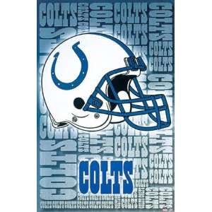  Indianapolis Colts Logo Poster 3435: Home & Kitchen