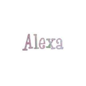  Alexa Wooden Wall Letters