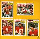 CARLOS CARSON Kansas City 1980s Football Salary Card  