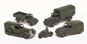   Toys from the mid 1950s shipped to the South African Defense Force