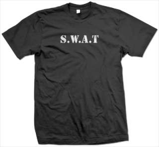 SWAT T SHIRT special weapons gun rifle sniper army usmc navy marines 