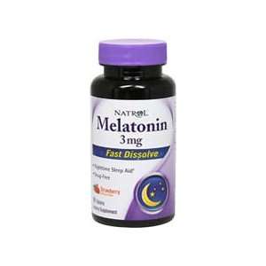  Melatonin 3mg Fast Dissolve 90 Tablets: Health & Personal 