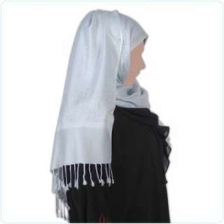 skyblue pashmina veil scarf Abaya Shawl islamic clothes  