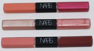 NIB NARS 3 Duo Lip Gloss 6 Colors Sweet Dreams Harlow  