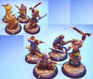 Warmachine painted miniature Idrian Skirmishers (12)  