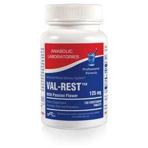  VAL REST Valerian Root, Passion Flower, Magnesium 100 TABS 