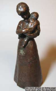 Sterett Gittings Kelsey Bronze Sculpture Of Mother & Child Signed 