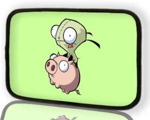 New GIR Invader Zim With Pig Netbook Laptop Case Gift  
