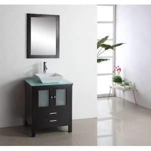   Single Sink Bathroom Vanity MS 4453. 27.6 W x 21.9 D x 32.7 H, 0