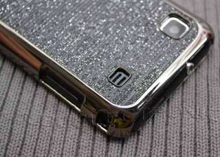 New Dark Silver bling hard case cover for Samsung i9000 Galaxy S 