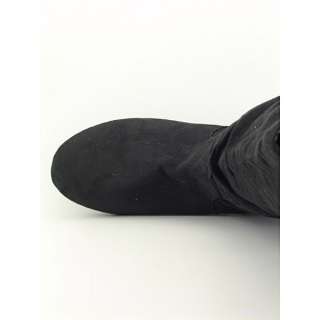 Rampage Korrie Womens SZ 8.5 Black Boots Knee Shoes  