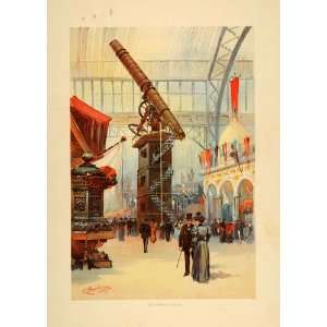  1893 Chicago Worlds Fair Yerkes Telescope C. Graham 
