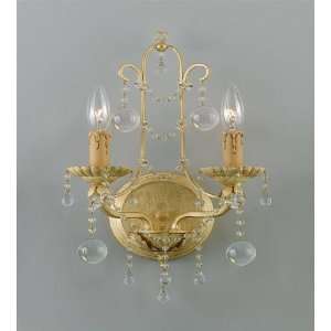   4612 CM Champagne Lena Wrought Iron Wall Sconce 4612