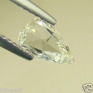FLAWLESS !! 0.56 CTS. NATURAL *Rose Cut* WHITE DIAMOND  