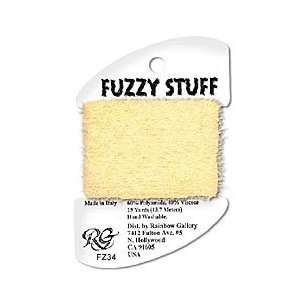  Fuzzy Stuff Thread for Needlepoint or Cross Stitch FZ34 Pale Yellow