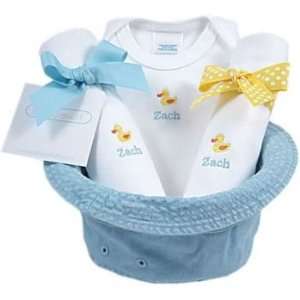  baby gift bucket hat   yellow ducks: Home & Kitchen