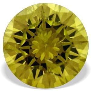   19 Ct Round Cut Canary Yellow Loose Real Diamond For Bracelet Jewelry