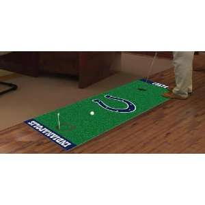 Indianapolis Colts NFL 24x96 Golf Putting Green Mat:  