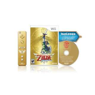 Brand New The Legend of Zelda Skyward Sword Gold Remote Limited 