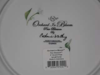 LENOX ORCHARD IN BLOOM PEAR BLOSSOM ACCENT PLATE NEW  
