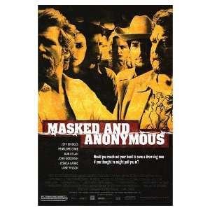  Masked And Anonymous Original Movie Poster, 27 x 40 