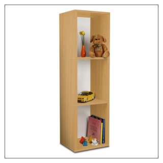 Triple Cube Plus Bookcase by Way Basics in Espresso, Natural, White 