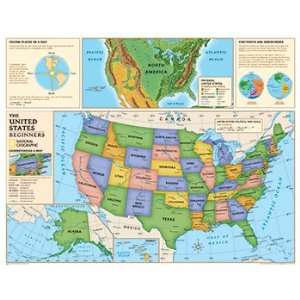  Beginners United States Map Toys & Games