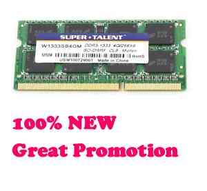 4GB DDR3 1333 SODIMM PC3 10600 Micron Chip Laptop RAM  