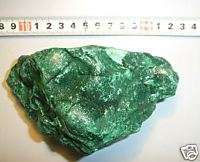 Malachite rough stone from Zambia   941.3 g  